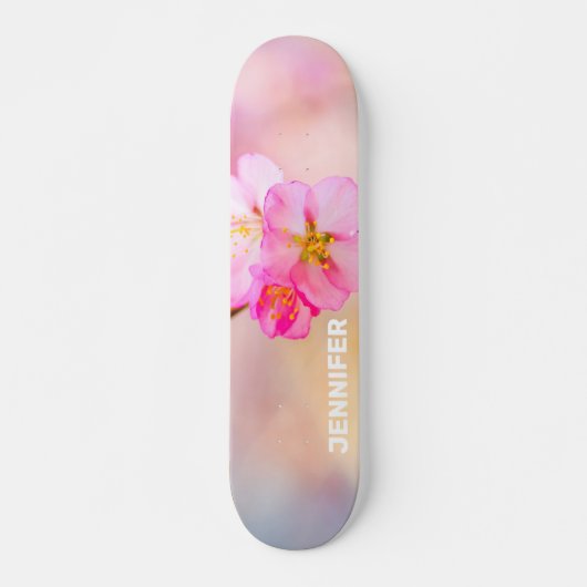 Schöne Sakura Kirschblüten Skateboard (Vorne)