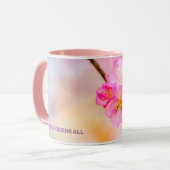 Schöne Sakura Kirschblüten Tasse (Vorderseite Links)