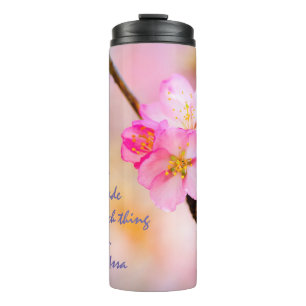 Schöne Sakura Kirschblüten Thermosbecher