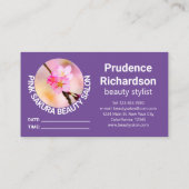 Schöne Sakura Kirschblüten Visitenkarte (Rückseite)