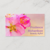 Schöne Sakura Kirschblüten Visitenkarte (Vorderseite)