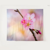 Schöne Sakura Kirschblüten Wandteppich (Vorderseite (Horizontal))