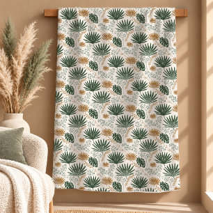 Schöne Salbeigrüne Palmwedel Golddecke Sherpadecke