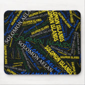 Schöne Salomon Islands Flag Farben Patriotic Mousepad (Vorne)