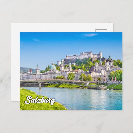 Schöne Salzburg, Österreich Postkarte (Vorne/Hinten)
