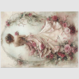 Schöne Sammlung Maiden Seidenpapier