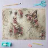 Schöne Sammlung Rose Seidenpapier (Basteln)