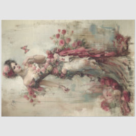 Schöne Sammlung Rose Seidenpapier