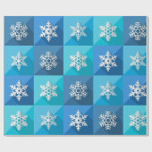 Schöne Sammlung Snowflake Geschenkpapier (Flach)