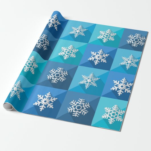 Schöne Sammlung Snowflake Geschenkpapier (Ungerollt)