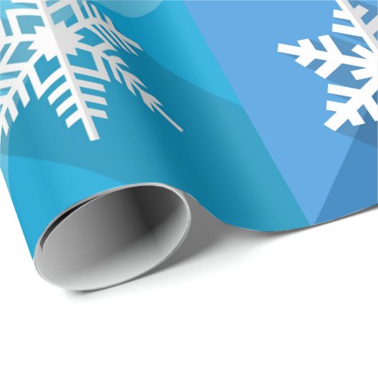 Schöne Sammlung Snowflake Geschenkpapier (Rolleneckpunkt)