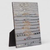 Schöne Sammlung von Diamind Jewels Herzdesign Fotoplatte (Seite)