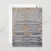 Schöne Sammlung von Diamind Jewels Herzdesign Postkarte (Vorne/Hinten)