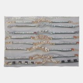 Schöne Sammlung von Schmuckstücken Geschirrtuch (Horizontal)