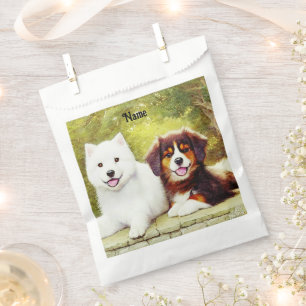 Schöne Samoyed & English Shepherds Geschenktütchen