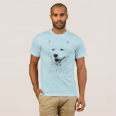 Schöne Samoyedhundekunst T-Shirt (Vorne ganz)
