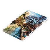 Schöne San Antonio Texas Vintage Stadt Magnet (Linke Seite)