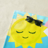Schöne Sandburgen Strandtuch (Beispiel)