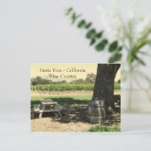 Schöne Santa Ynez/Wine Country Postcard! Postkarte (Stehend Vorderseite)