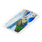Schöne Santorini Griechenland Landschaft Reisen Magnet (Linke Seite)