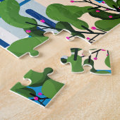 Schöne Santorini Griechenland Reisen Puzzle (Seite)