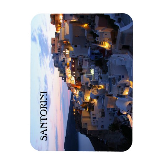 Schöne Santorini Magnet (Vertikal)