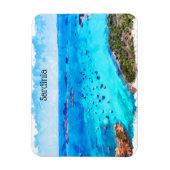 Schöne Sardinien Italien Mittelmeer Landschaft Magnet (Vertikal)