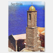 Schöne Sardinien italienische Insel Mittelmeer Magnet (Vorderseite)