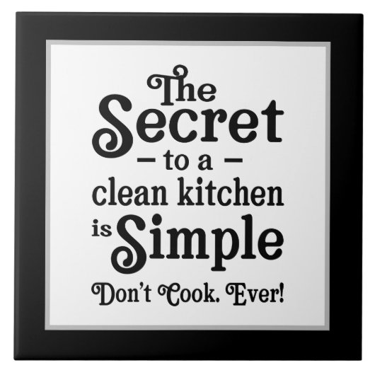 Schöne saubere Küche Fliese (Vorderseite)