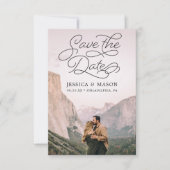 Schöne Save the Date Karte - Daten speichern (Vorderseite)