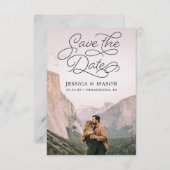 Schöne Save the Date Karte - Daten speichern (Vorne/Hinten)
