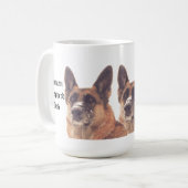 Schöne Schäferhund-Kaffee-Tasse Kaffeetasse (Vorderseite Links)