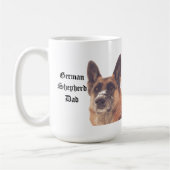 Schöne Schäferhund-Kaffee-Tasse Kaffeetasse (Links)