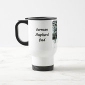 Schöne Schäferhund-Pendler-Kaffee-Tasse Reisebecher (Links)