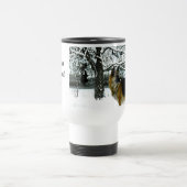 Schöne Schäferhund-Pendler-Kaffee-Tasse Reisebecher (Mittel)