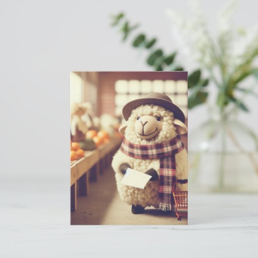 Schöne Schafshäuser Postkarte (Stehend Vorderseite)