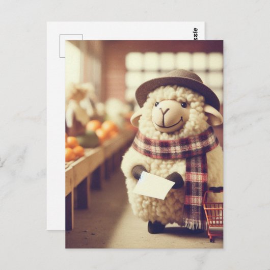 Schöne Schafshäuser Postkarte (Vorne/Hinten)