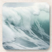 Schöne Schaumwellen Getränkeuntersetzer (Vorderseite)