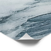 Schöne Schaumwellen Poster (Ecke)