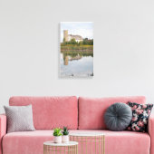 Schöne Scheune reflektiert im Teich Leinwanddruck (Insitu (Wohnzimmer))