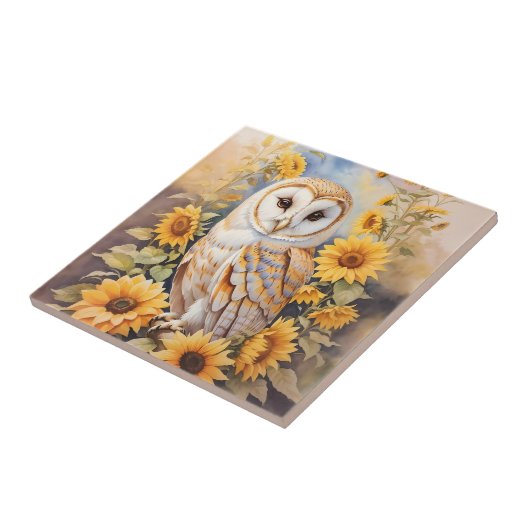 Schöne Scheunenschale und Sonnenblumen Fliese (Seite)