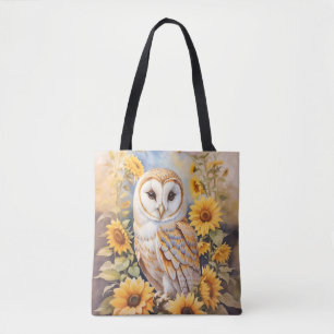 Schöne Scheunenschale und Sonnenblumen Tasche