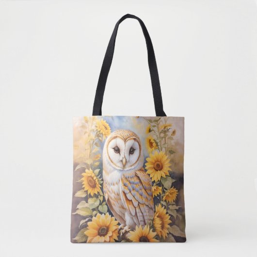 Schöne Scheunenschale und Sonnenblumen Tasche (Vorderseite)