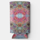 Schöne, schicke Blumengarten Wasserfarben Malerei Selters Dosenkühler (Rückseite)