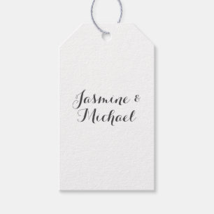 Schöne, schicke Kalligrafie-Paarnamen  Geschenkanhänger