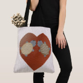 Schöne Schildkröte-Liebe Tasche (Von Nahem)