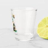 Schöne Schildkröte und Biene Schnapsglas (Rechts)