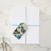Schöne Schildkröten-Schmetterlingsmarken Geschenkanhänger (Mit Garn)