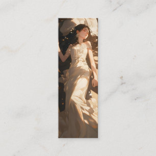 Schöne Schlafbricht Anime Mini Visitenkarte