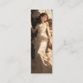 Schöne Schlafbricht Anime Mini Visitenkarte (Rückseite)